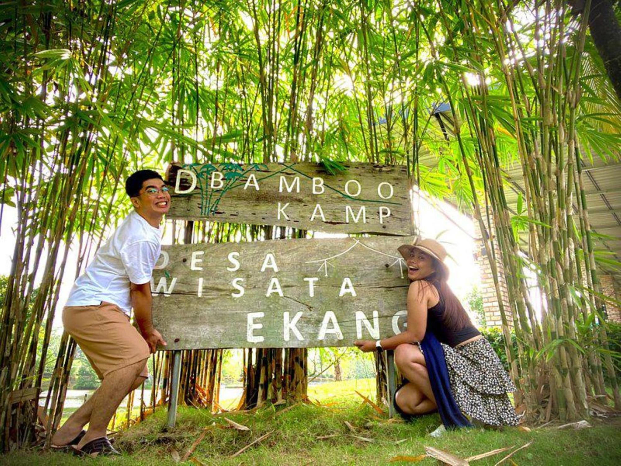 "D'Bamboo Kamp" Desa Wisata Ekang Lagoi Εξωτερικό φωτογραφία